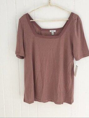 NWT Susina Pinstripe T-Shirt‎
